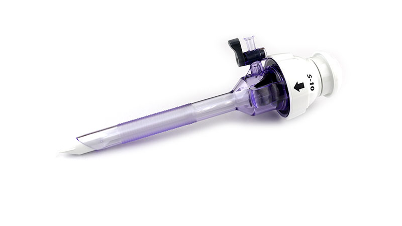 Одноразовий троакар LAPOMED® безлезовий, Ф5.5 x 110 mm (мм), тип «Краун»